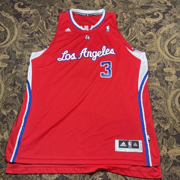 Adidas NBA Los Angeles Clippers #3 Chris Paul Stitched Red Jersey Mens Size 2XL - Picture 1 of 10